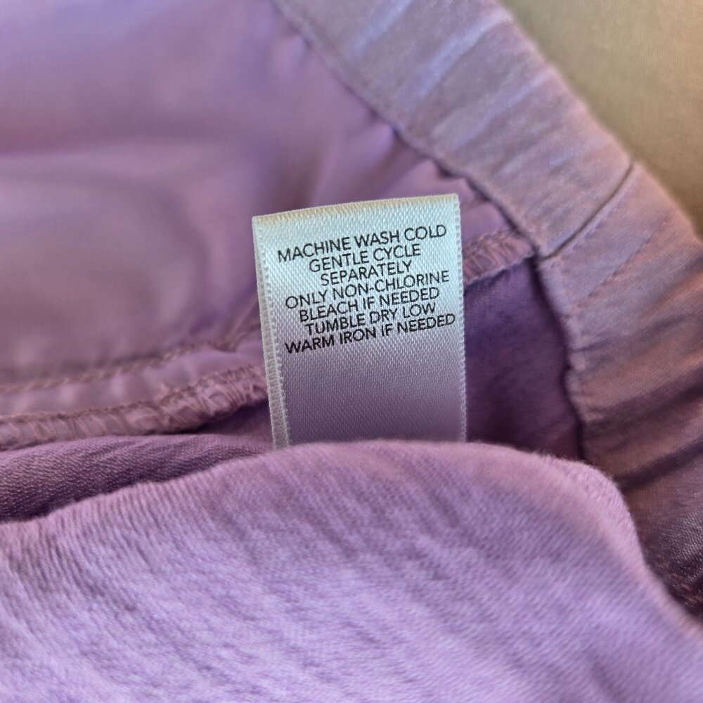 Christopher & Banks Shimmery Jacket Lightweight Lavender Color Sz L - Picture 8 of 9